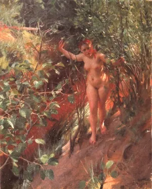 Rd Sand by Anders Zorn - Oil Painting Reproduction