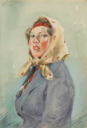 Skerikulla by Anders Zorn Oil Painting