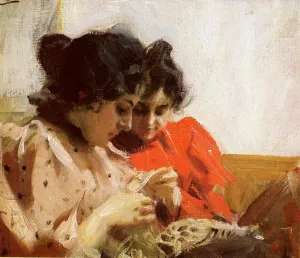 Spetssom by Anders Zorn Oil Painting