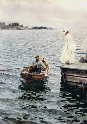 Summer Fun by Anders Zorn - Oil Painting Reproduction