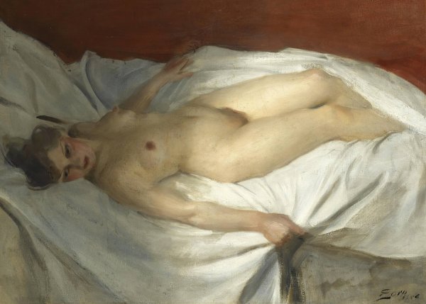 Main Product Photo of Uppvaknande  Painting by Anders Zorn