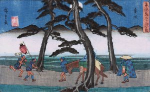 Akasaka by Ando Hiroshige Oil Painting