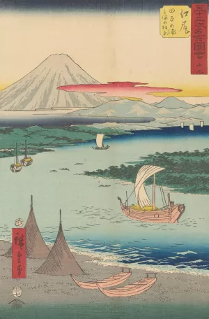 Ejiri by Ando Hiroshige Oil Painting