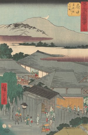 Fuchu by Ando Hiroshige Oil Painting