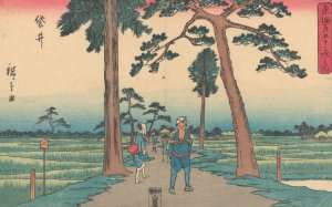Fukuroi by Ando Hiroshige Oil Painting