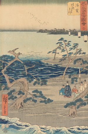 Hamamatsu by Ando Hiroshige Oil Painting