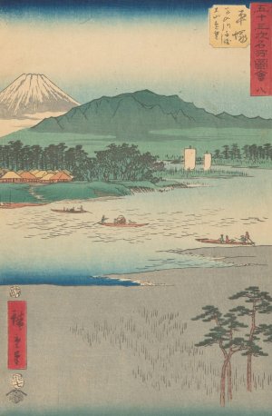 Hiratsuka by Ando Hiroshige Oil Painting