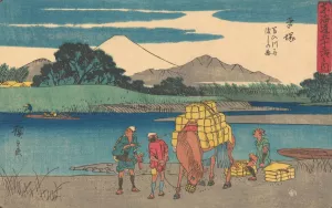 Hiratsuku by Ando Hiroshige Oil Painting