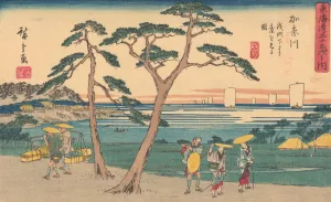 Kanagawa by Ando Hiroshige Oil Painting