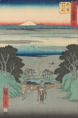 Kanaya by Ando Hiroshige Oil Painting