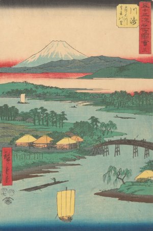 Kawasaki by Ando Hiroshige Oil Painting