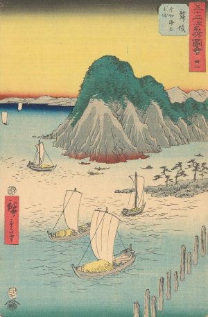 Maisaka by Ando Hiroshige Oil Painting