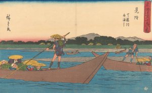 Mitsuke by Ando Hiroshige Oil Painting