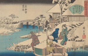 Mokuboji Uki Mount Fuji Oka Ya Han by Ando Hiroshige Oil Painting