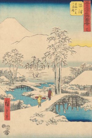 Numazu by Ando Hiroshige Oil Painting
