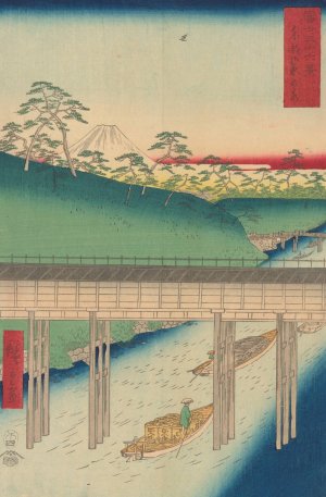 Ochanomizu Bridge by Ando Hiroshige Oil Painting