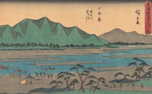Odawara by Ando Hiroshige Oil Painting