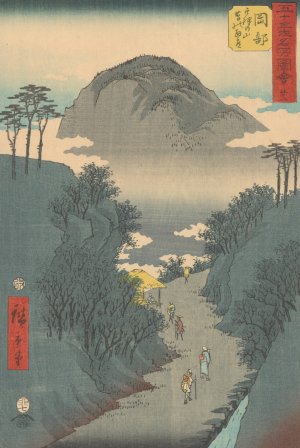 Okabe by Ando Hiroshige Oil Painting
