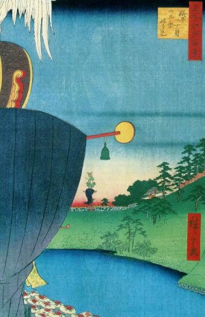 Sanno Festival Procession at Kojimachi I-Chome by Ando Hiroshige Oil Painting