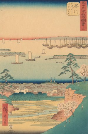 Shinagawa by Ando Hiroshige Oil Painting