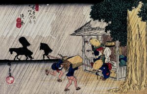 Suhara, from the series Sixty-Nine Stations of the Kisokaido by Ando Hiroshige Oil Painting