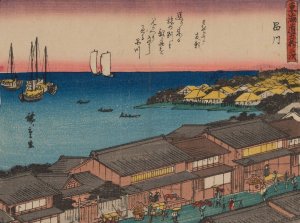 Tokaido gojusantsugi, Pl.02 Oil painting by Ando Hiroshige
