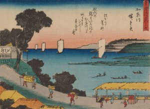 Tokaido gojusantsugi, Pl.04 by Ando Hiroshige Oil Painting