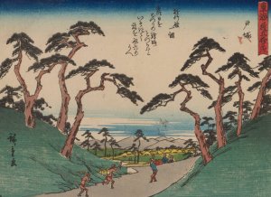 Tokaido gojusantsugi, Pl.06 Oil painting by Ando Hiroshige