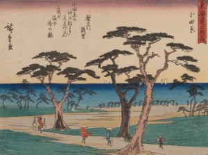 Tokaido gojusantsugi, Pl.10 by Ando Hiroshige Oil Painting