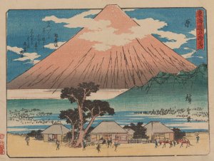 Tokaido gojusantsugi, Pl.14 Oil painting by Ando Hiroshige