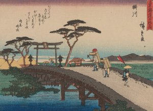 Tokaido gojusantsugi, Pl.27 by Ando Hiroshige Oil Painting