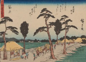 Tokaido gojusantsugi, Pl.28 by Ando Hiroshige Oil Painting