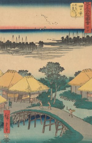 Yokkaichi by Ando Hiroshige Oil Painting