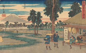 Yoshiwara by Ando Hiroshige Oil Painting