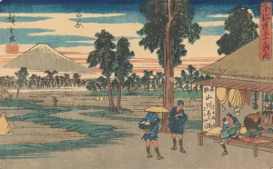 Yoshiwara by Ando Hiroshige Oil Painting