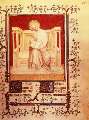 St. Philip From The Psalter Of Jean, Duc Du Berry by Andre Beauneveu Oil Painting