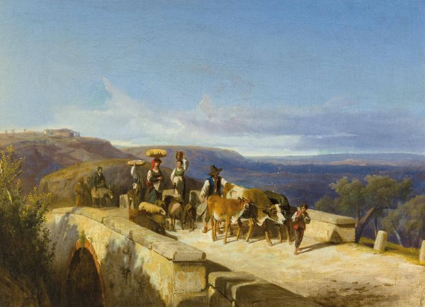 Main Product Photo of Brucke  Painting by Andras Marko