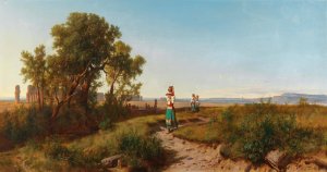 Romisches Aquadukt by Andras Marko Oil Painting