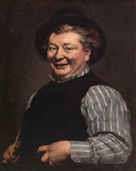 Main Product Photo of Portrait du comedien Daubray  Painting by Andre Gill