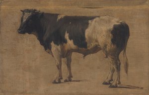 Bull by Andre Plumot Oil Painting