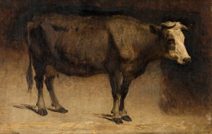 Cow by Andre Plumot Oil Painting