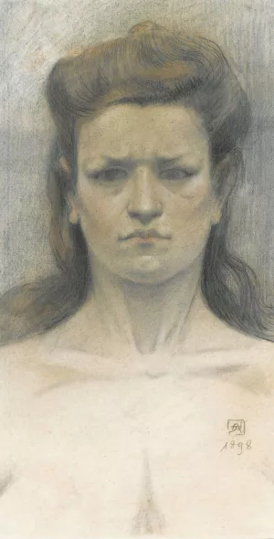 Femme by Andre Rassenfosse Oil Painting