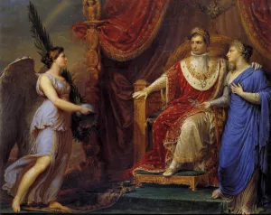 Allegory on the Peace of Pressburg Oil painting by Andrea Appiani