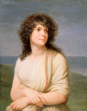 Portrait de Madame Hamelin, nee Fortunee Lormier-Lagrave by Andrea Appiani Oil Painting