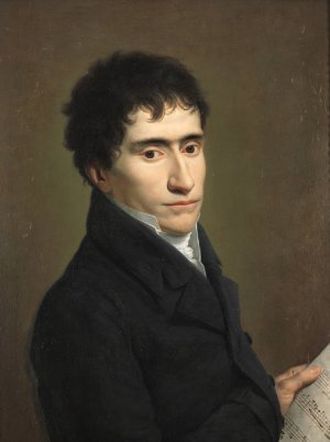 Portrait of a Musician by Andrea Appiani Oil Painting