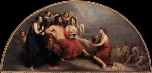 The Olympus by Andrea Appiani - Oil Painting Reproduction