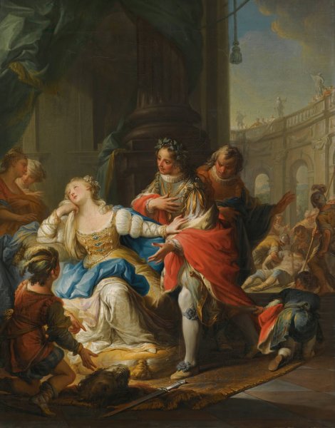 Main Product Photo of The Empress Gunhilda, Accused Of Adultery, Is Avenged By Her Page Painting by Andrea Casali
