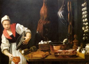 Young Woman in the Kitchen