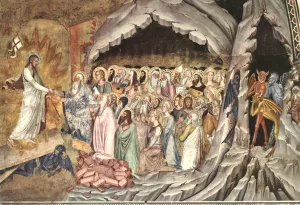 Descent of Christ to Limbo by Andrea Da Firenze Oil Painting