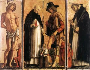 Polyptych by Andrea Da Murano Oil Painting